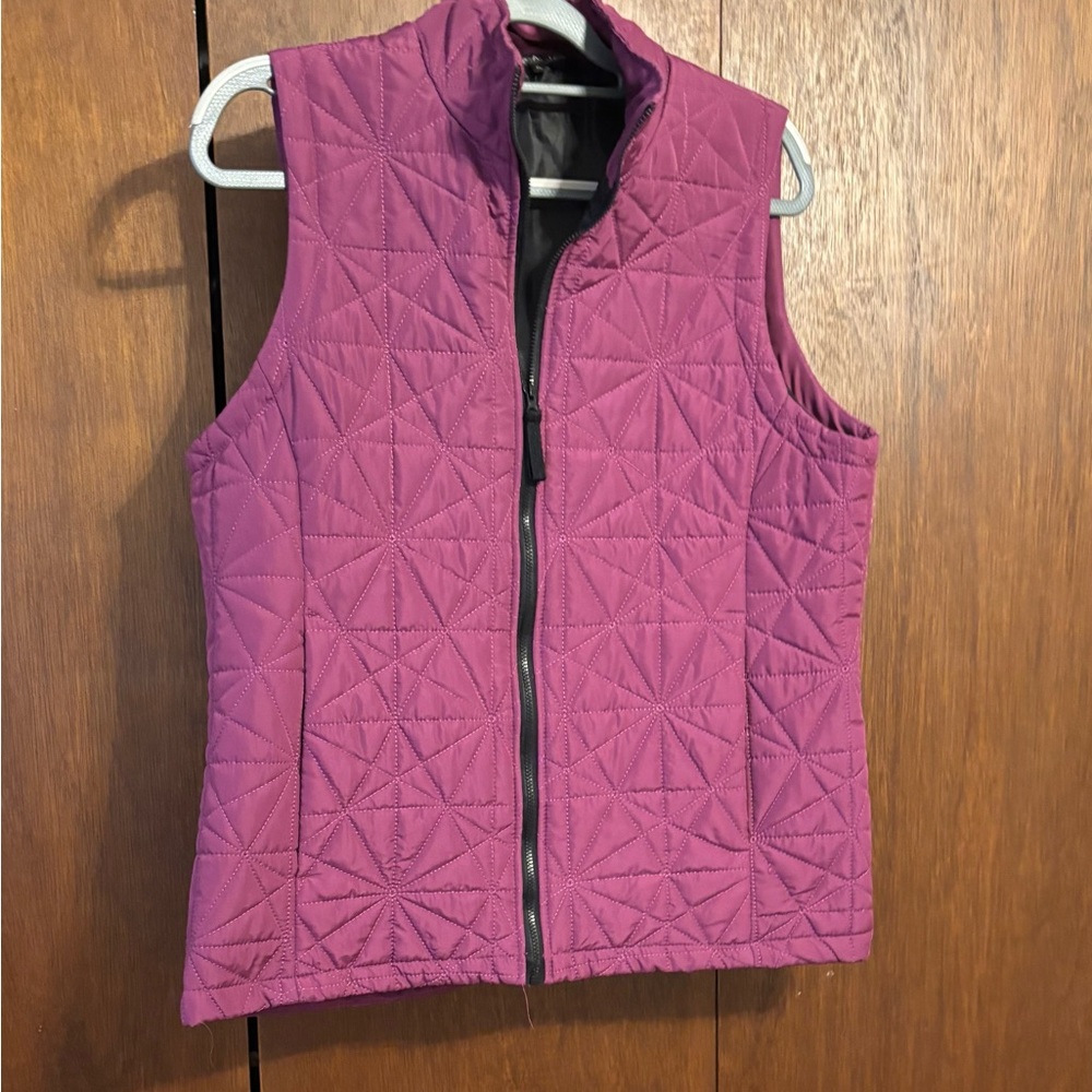 Quilted purple Vest